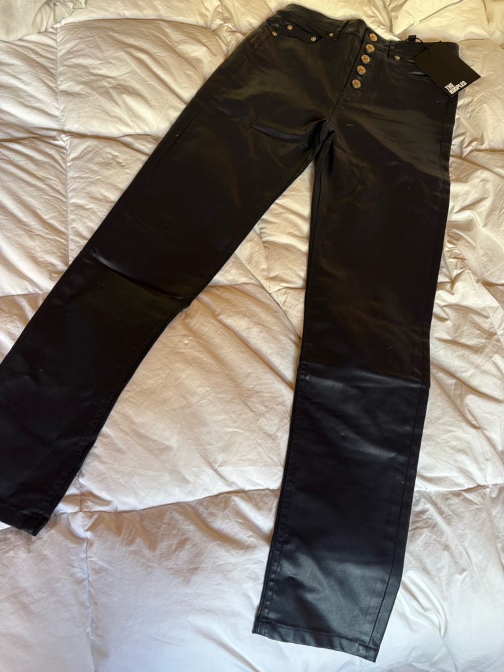 The Kooples Black/Navy Denim Skinny Jeans Size: 27